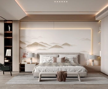 New Chinese Style Bedroom-ID:118199115