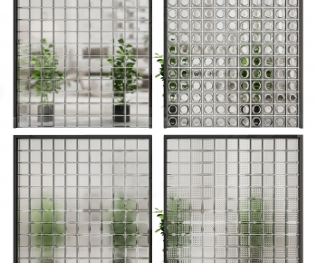 Modern Glass Screen Partition-ID:994488008