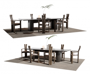 Modern Dining Table And Chairs-ID:383208998