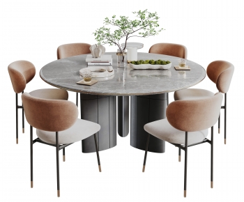 Modern Dining Table And Chairs-ID:364187006