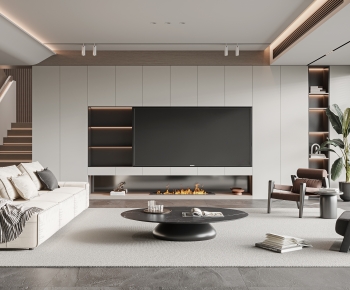 Modern A Living Room-ID:710052971