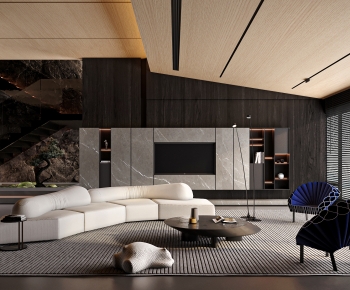 Modern A Living Room-ID:679486043