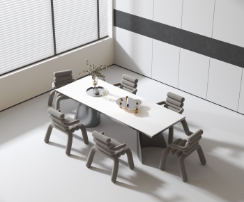 Modern Dining Table And Chairs-ID:507781031