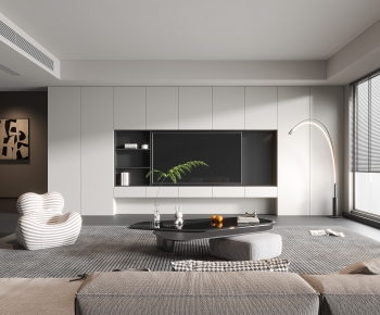 Modern A Living Room-ID:376972912