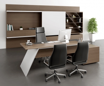 Modern Manager's Desk-ID:855040079