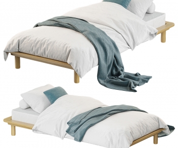 Modern Single Bed-ID:392740969