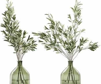 现代玻璃花瓶水生植物-ID:350785976