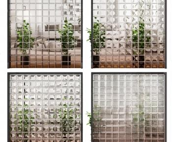 Modern Glass Screen Partition-ID:816226015