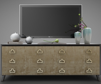 New Chinese Style TV Cabinet-ID:501337052