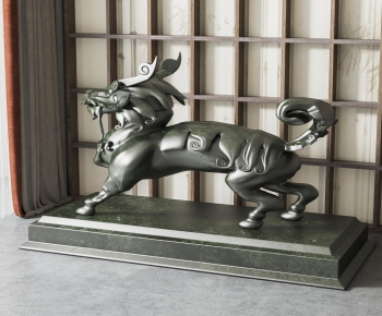 新中式青铜雕塑摆件-ID:322405102