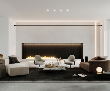 Modern A Living Room-ID:515739922