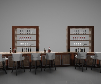 Industrial Style Counter Bar-ID:864568955