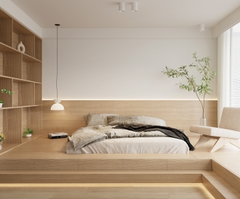 Japanese Style Bedroom-ID:887535104