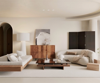 Wabi-sabi Style A Living Room-ID:564455993