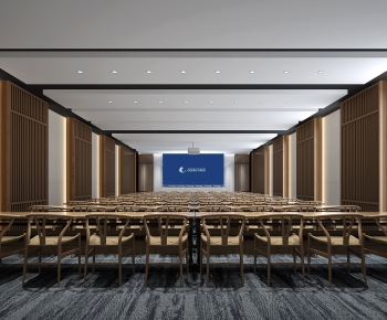 New Chinese Style Office Lecture Hall-ID:929497005