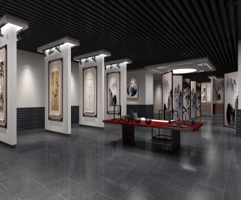 New Chinese Style Exhibition Hall-ID:290441049