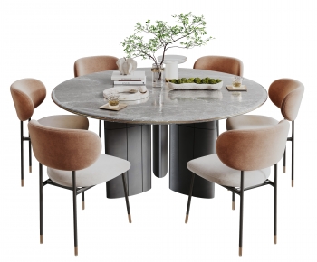 Modern Dining Table And Chairs-ID:833473921