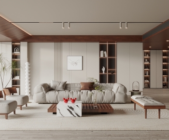 Wabi-sabi Style A Living Room-ID:290735968