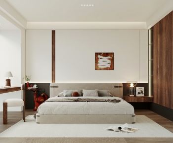 Wabi-sabi Style Bedroom-ID:496932036
