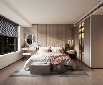 Modern Wabi-sabi Style Bedroom-ID:313275102