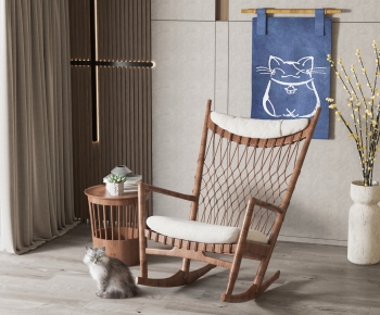 New Chinese Style Rocking Chair-ID:184719695