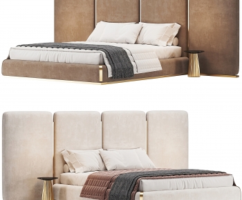 Modern Double Bed-ID:402671103