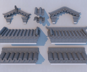 Chinese Style Building Component-ID:668361901