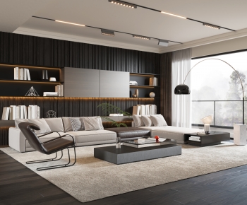 Modern A Living Room-ID:845252047