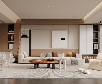 Wabi-sabi Style A Living Room-ID:244730956
