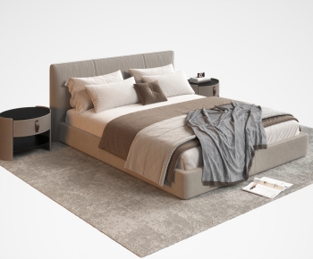 Modern Double Bed-ID:392318966