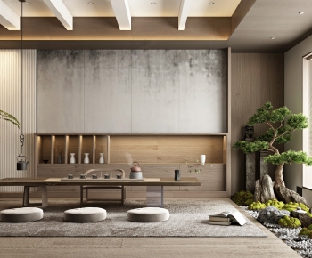 New Chinese Style Tea House-ID:135474929