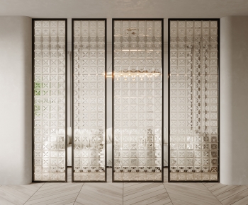 Modern Glass Screen Partition-ID:751789094