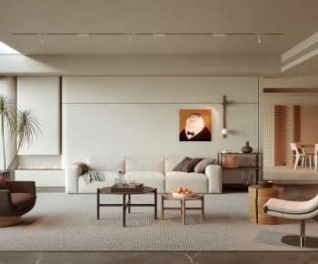 Wabi-sabi Style A Living Room-ID:419326072