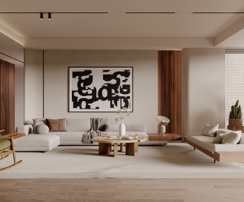 Wabi-sabi Style A Living Room-ID:610564954