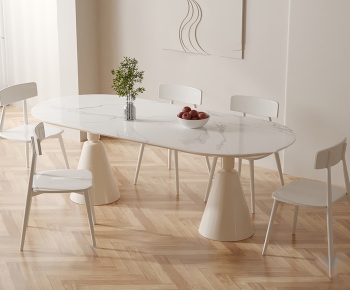 Modern Dining Table And Chairs-ID:961822031