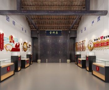 Chinese Style Exhibition Hall-ID:126847033