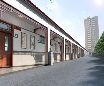 New Chinese Style Building Appearance-ID:110039003