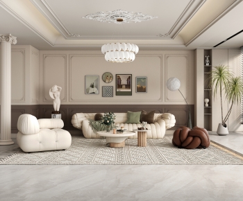 French Style A Living Room-ID:770215032