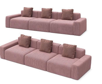 Nordic Style Three-seat Sofa-ID:324876079