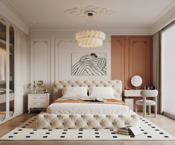 French Style Bedroom-ID:222410925