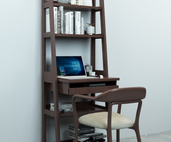 Modern Computer Desk And Chair-ID:716739894