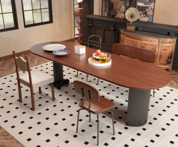 Modern Dining Table And Chairs-ID:821413999