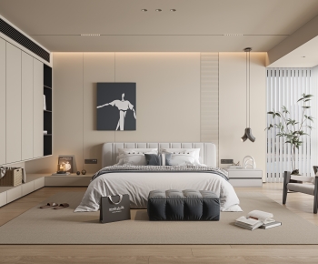 Modern Wabi-sabi Style Bedroom-ID:367911103