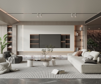 Modern A Living Room-ID:287494908