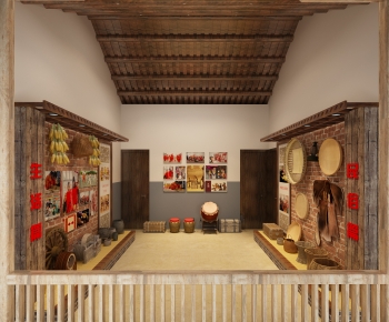 Chinese Style Exhibition Hall-ID:566471108