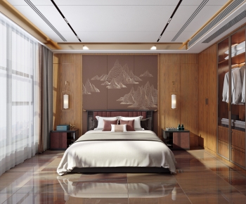 New Chinese Style Bedroom-ID:869575981