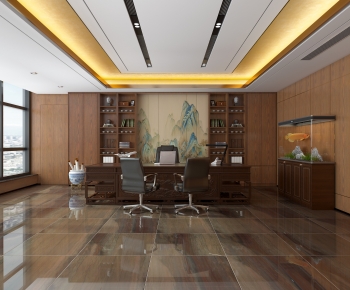 New Chinese Style Manager's Office-ID:279710371