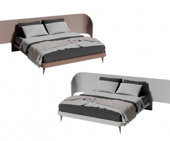 Modern Double Bed-ID:987699027