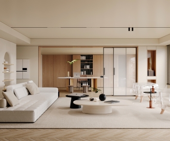Wabi-sabi Style A Living Room-ID:920030122