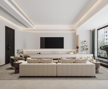 Modern A Living Room-ID:746778968